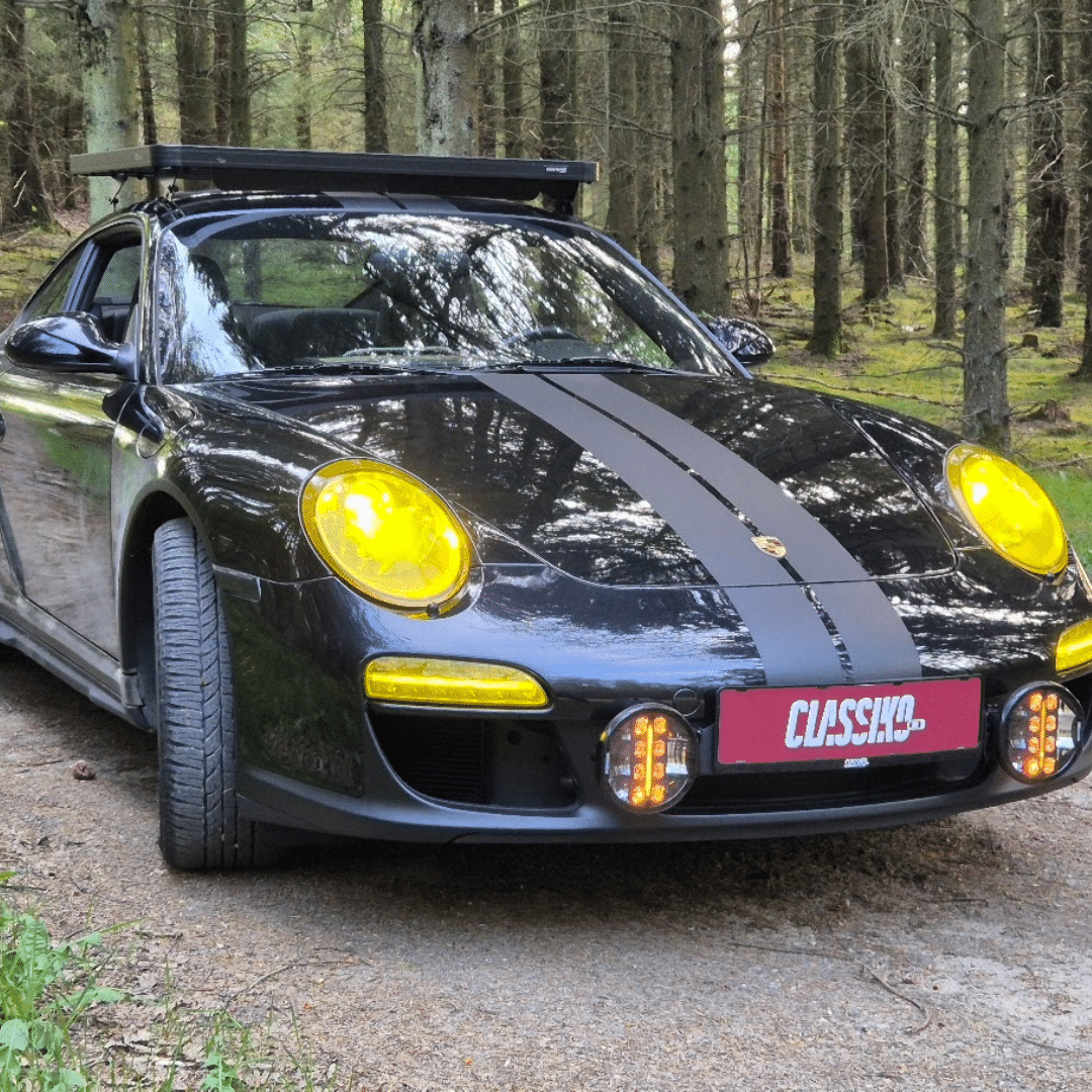 Porsche 997 efter Dakar-ombygningen